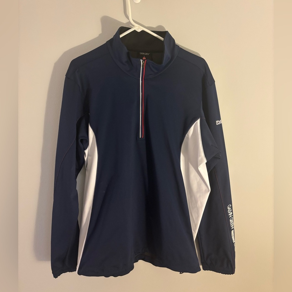 Galvin Green Windstopper 1/4 Zip Softshell Golf Pullover Men’s XL Navy